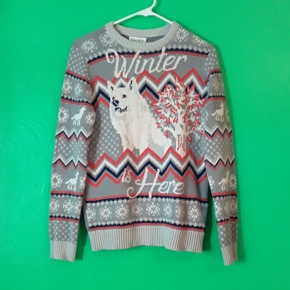 Game of Thrones Winter is Here Sweater - Picture 1 of 7